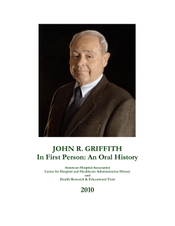 John R. Griffith - American Hospital Association