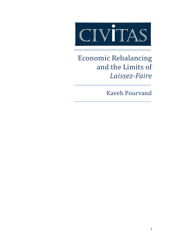 Economic Rebalancing and the Limits of Laissez-Faire