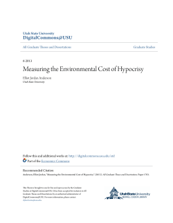 Measuring the Environmental Cost of Hypocrisy