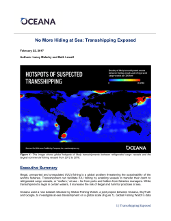 No More Hiding at Sea: Transshipping Exposed