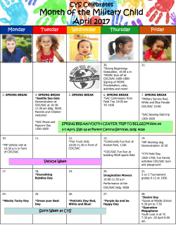MOMC calendar - US Army MWR :: Ansbach