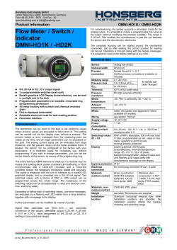 a datasheet for the OMNI