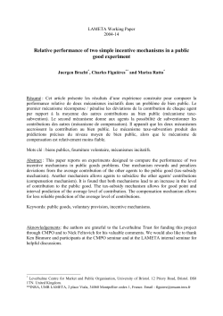 Relative performance of two simple incentive mechanisms