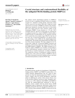 Crystal structure and conformational flexibility of the unligated