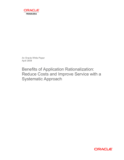 Benefits of Application Rationalization: Reduce Cost and