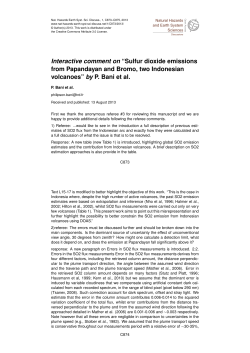 Interactive comment on “Sulfur dioxide emissions from Papandayan