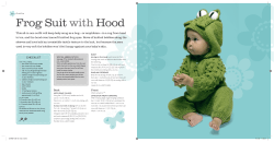 Frog Suit with Hood