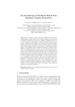 On the Entropy of Oscillator-Based True Random Number Generators