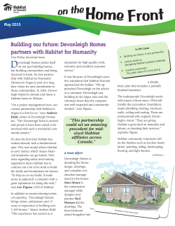Building our future: Devonleigh Homes partners with Habitat for