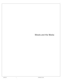 Morals and the Media