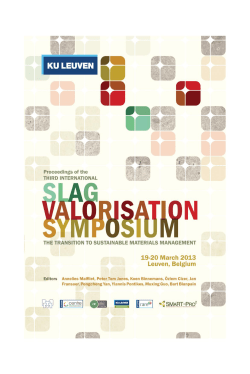 Paper - Slag Valorisation Symposium