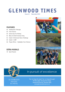 glenwood times - Glenwood House School