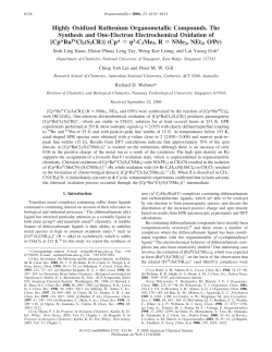 Highly Oxidized Ruthenium Organometallic Compounds. The