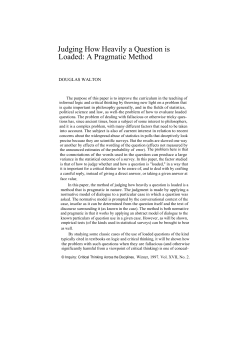 Judging How Heavily a Question is Loaded: A