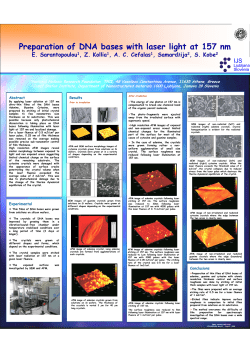 Preparation of DNA bases with laser light at 157 nm