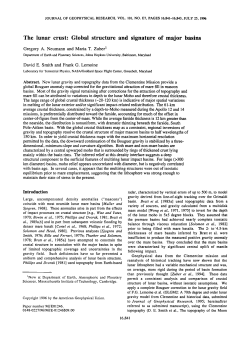 The lunar crust: Global structure and signature of