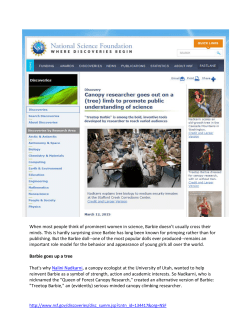 Canopy researcher goes out on a (tree)