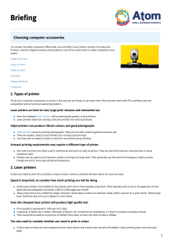 Choosing computer accessories