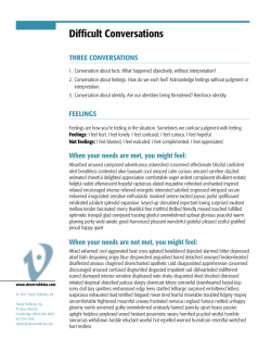 Communication - Difficult conversations v2