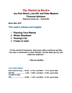 March 20th, 2015 - Raymond James Ltd.
