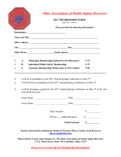 Ohio Association of Public Safety Directors