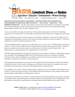 Editor`s Note: Photos of scholarship recipients will be available for