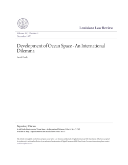 Development of Ocean Space