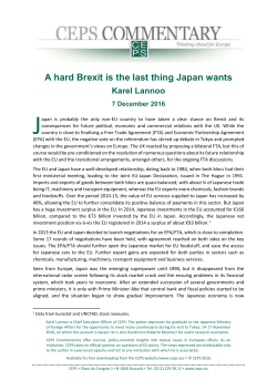 A hard Brexit is the last thing Japan wants