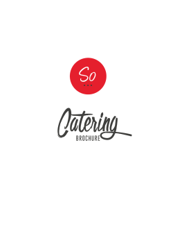 catering brochure