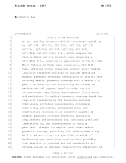 SB 1766 - The Florida Senate