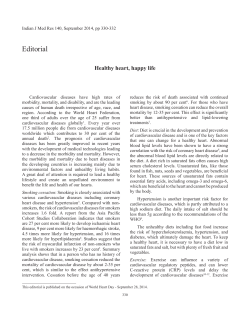 Healthy heart, happy life