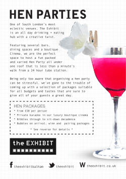 hen parties - The Exhibit