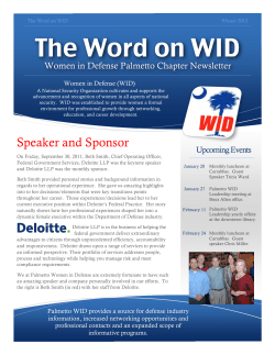 The Word on WID - WID Palmetto Chapter