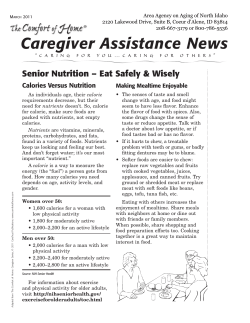 CareNews March 2011.indd - Area Agency on Aging of North Idaho