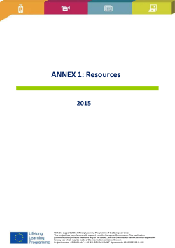 ANNEX 1: Resources - Languages in Media