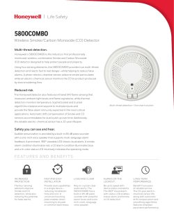 5800 COMBO Smoke and Carbon Detector