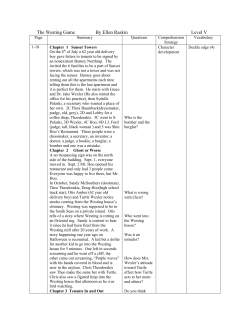 The Westing Game - Nebo School District