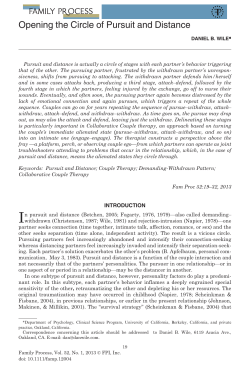 Opening the Circle of Pursuit and Distance