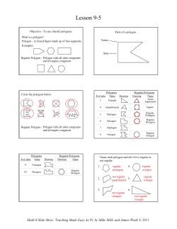 Lesson 9-5 - Math Slide Show