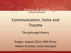Dia 1 - Grooten en Selten Stemtherapie