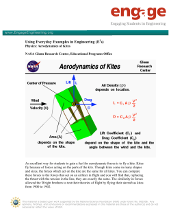 Aerodynamics of Kites