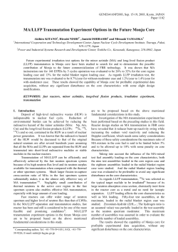 MA/LLFP Transmutation Experiment Options in the Future Monju Core