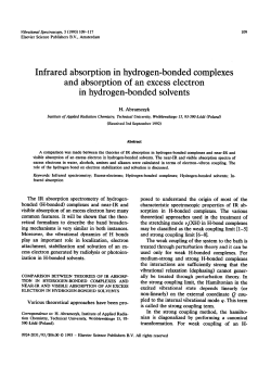 Infrared absorption in hydrogen-bonded complexes and absorption
