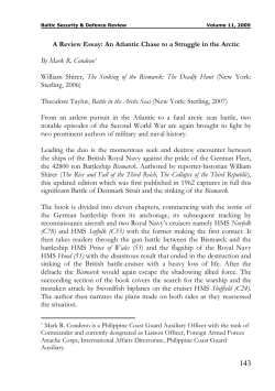 A Review Essay: An Atlantic Chase to a Struggle in the Arctic By