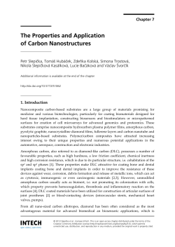 The Properties and Application of Carbon