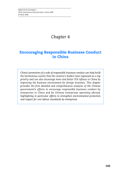 OECD Investment Policy Reviews &ndash; China 2008