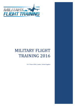 Military Flight Training 2016