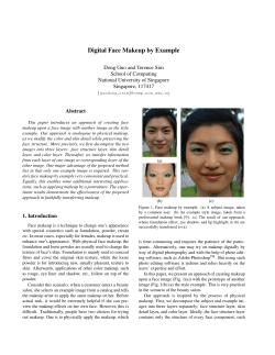 Digital Face Makeup by Example