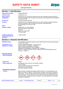 safety data sheet