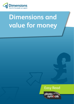Dimensions and value for money
